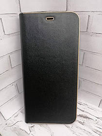 Чохол-книжка для Xiaomi Redmi Note 9 бічний з підставкою протиударний Florence чорний