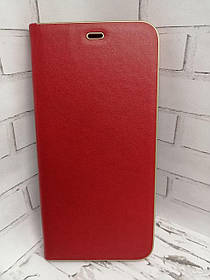 Чохол-книжка для Xiaomi Redmi Note 9 бічний з підставкою протиударний Florence червоний