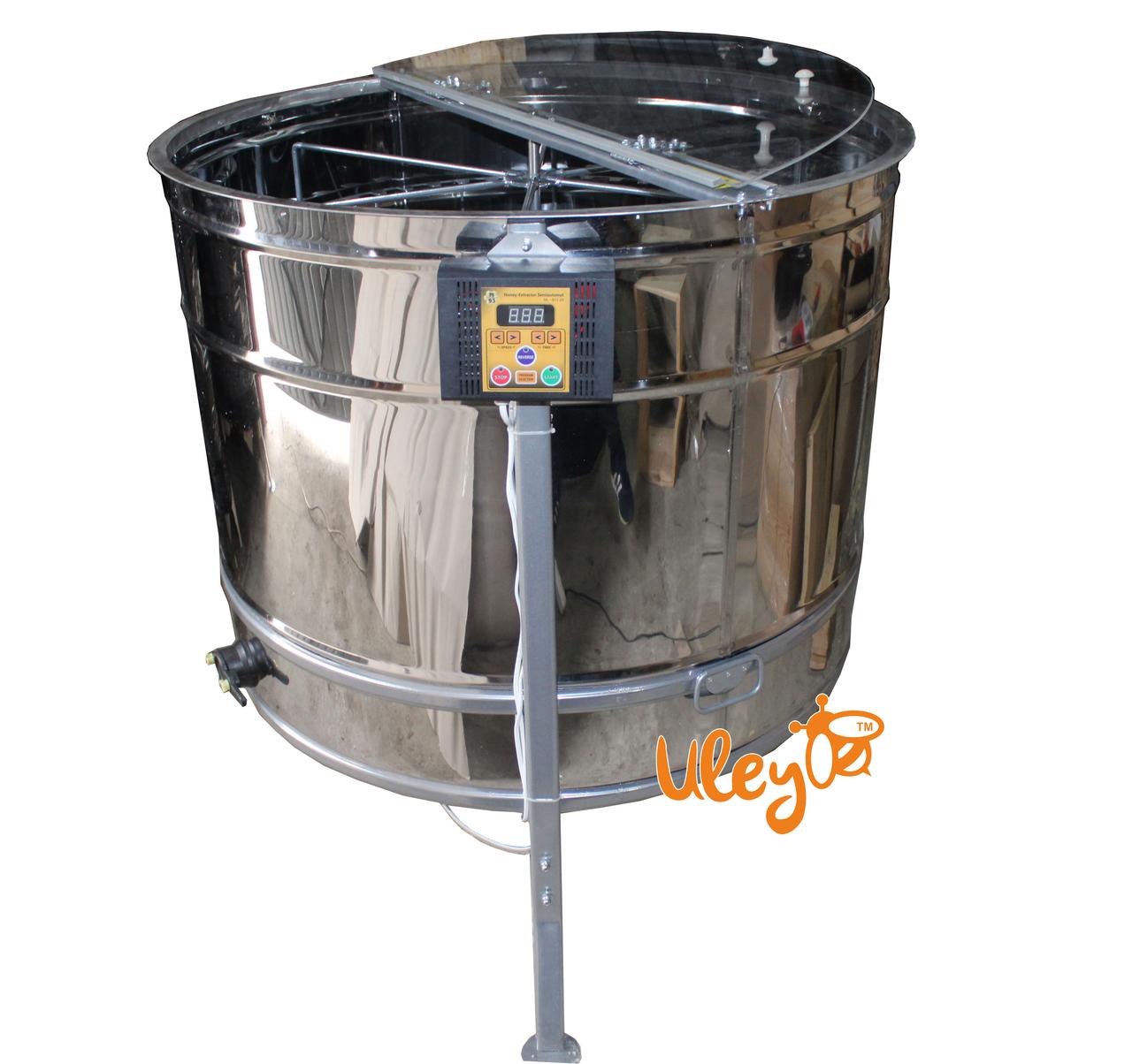 Медогонка радіальна нержавіюча автоматична (20 рамок Дадан, 20 рамок Рута, 40 магазинні рамки), фото 1