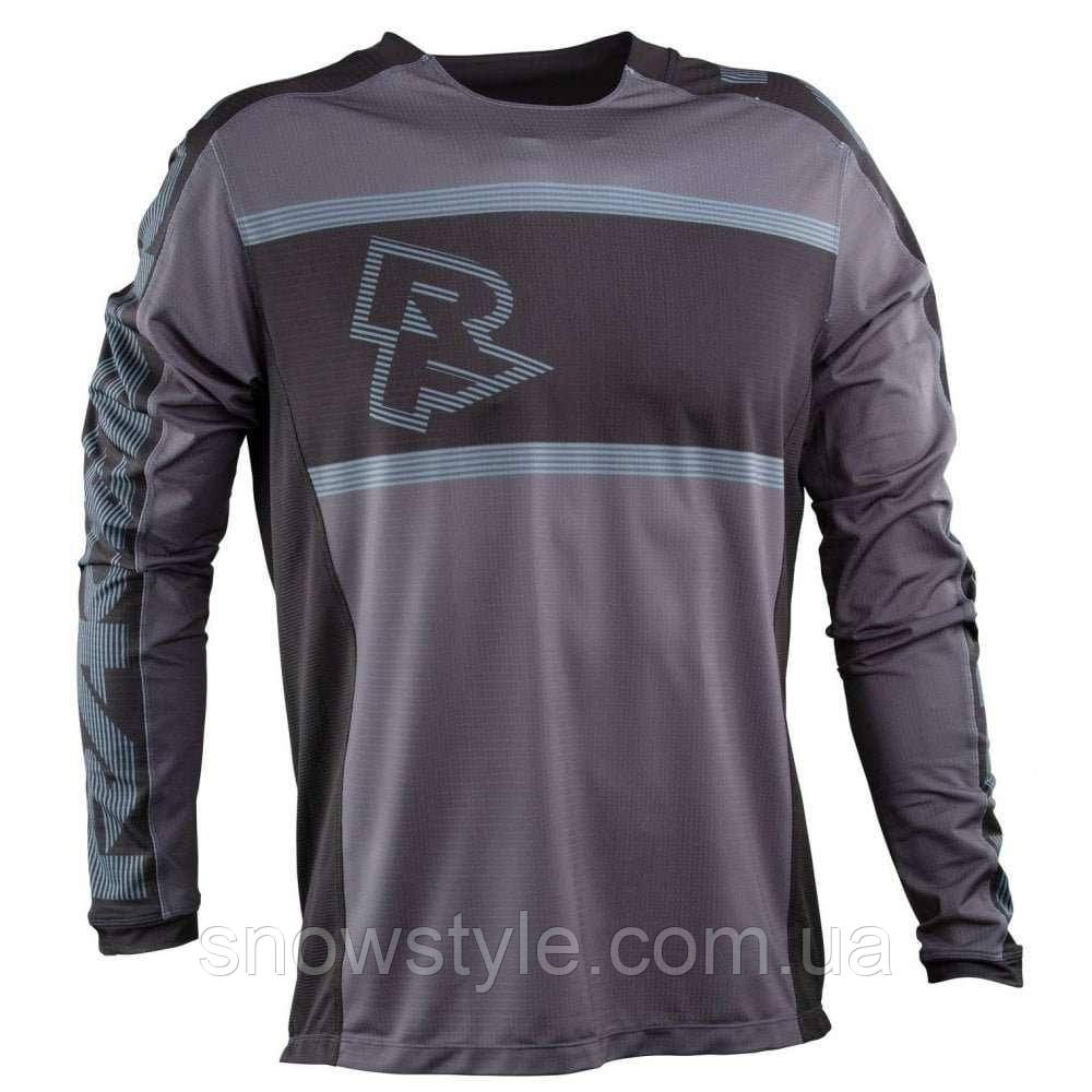 Велофутболка велокофта джерси RaceFace Ruxton LS Jersey Black Large, фото 1