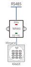 Конвертер Wiegand-RS485 - ZKTeco WR485, фото 4