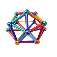 Магнітний конструктор кольоровий