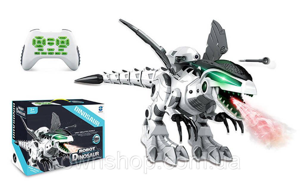 Інтерактивний Динозавр 0878 на радіокеруванні, 67 см, стріляє присосками, фото 1