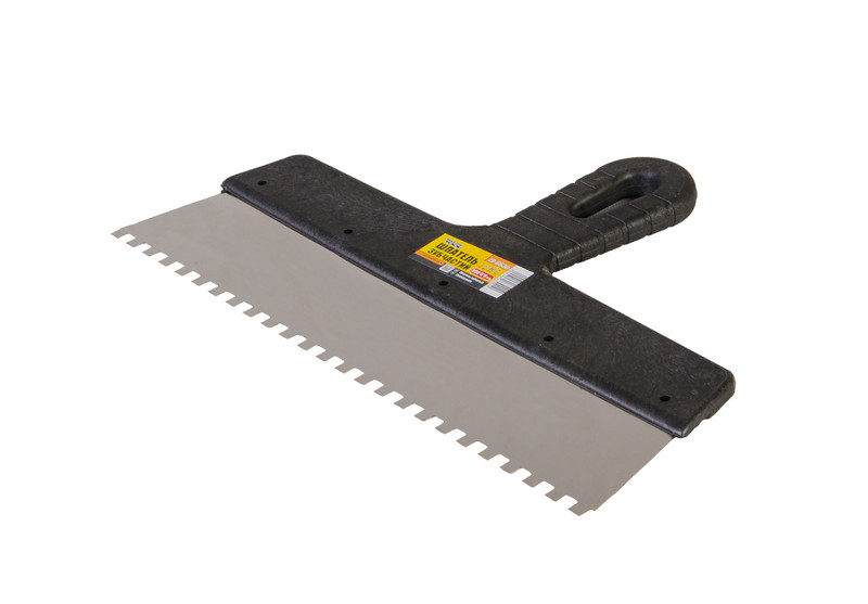 Шпатель зубчастий 300*6*6 мм MASTERTOOL 19-6630, фото 1
