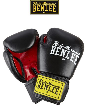 Боксерські рукавички BENLEE FIGHTER (blk/red), фото 1