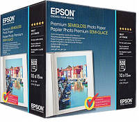 Фотопапір Epson Premium напівглянцевий 251г/м кв, 10x15, 500 аркушів