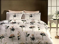 Комплект постельного белья Tivolyo Home Nadine сатин 220-200 см разные цвета