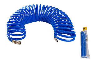 Шланг спіральний 5,5*8 мм 15 м, поліуретановий MASTERTOOL 81-8492