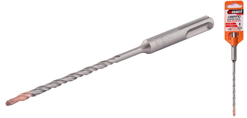 Свердло для бетону SDS-PLUS S4 5*160 мм GRANITE 0-05-160
