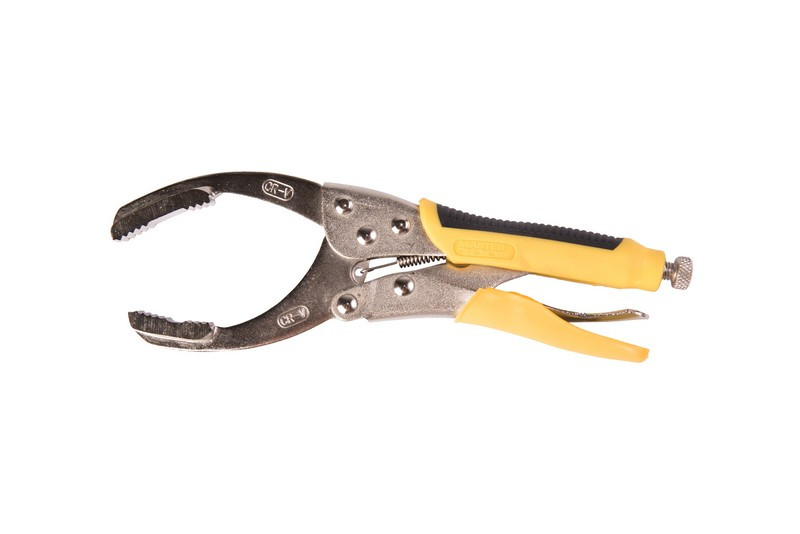 Кліщі затискні для масляного фільтра 240 мм, макс діаметр захв 105мм MASTERTOOL 07-0906, фото 1