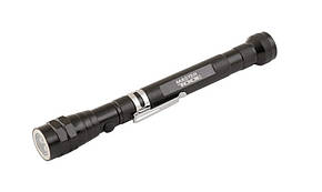 Ліхтарик магнітний телескопічний,175 мм - 582 мм, два магніти, 3 х LED MASTER TOOL 94-0820