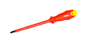 Хрестова викрутка діелектрична PH2*125 1000В MASTER TOOL 47-0212