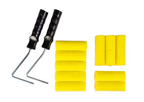 Набір малярний №10 - Валик поролоновий 100*36 мм 10 шт, 2 ручки MASTER TOOL 92-8110