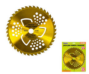 Диск для тріммера "PREDATOR" 255*25.4*40Т з побідитовою напайку, загартований MASTERTOOL 19-2004