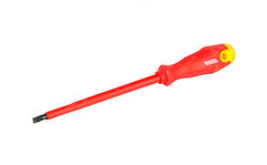 Викрутка діелектрична плоска SL6,5*150 1000В MASTER TOOL 47-0615