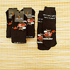 Шкарпетки чоловічі махрові середні новорічні GRAND 25-27р чорні 20032524, фото 2