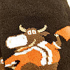 Шкарпетки чоловічі махрові середні новорічні GRAND 25-27р чорні 20032524, фото 4