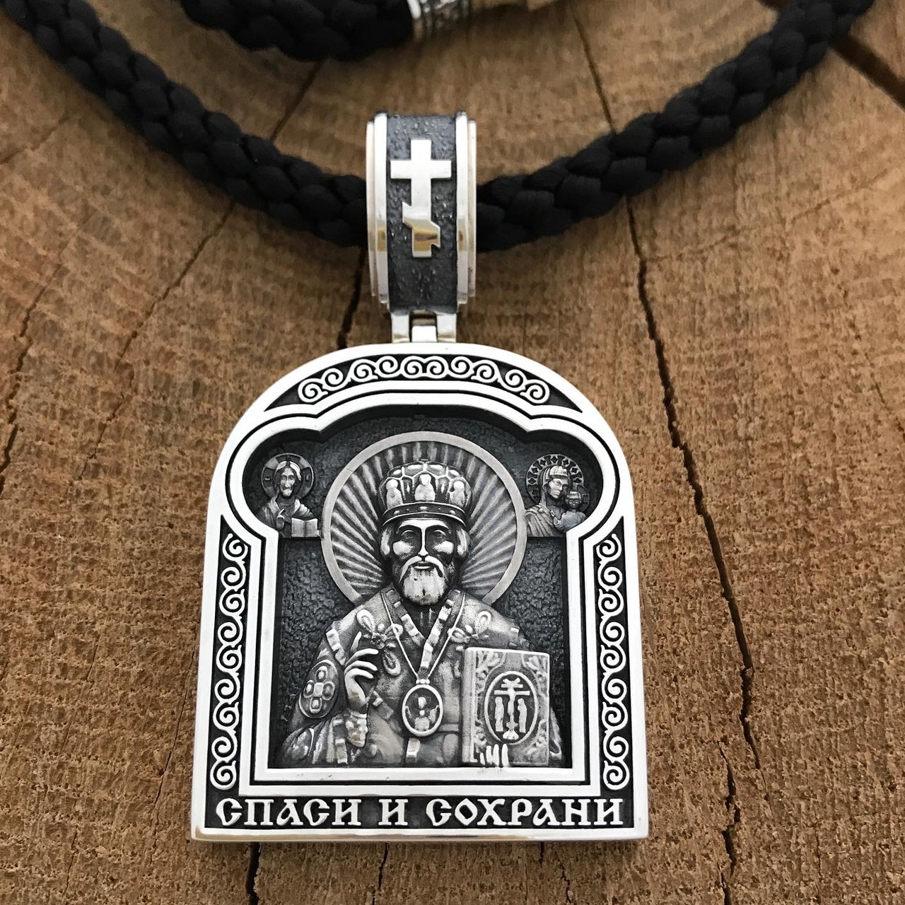 Срібна підвіска Микола Чудотворець і coress - 2009., фото 1