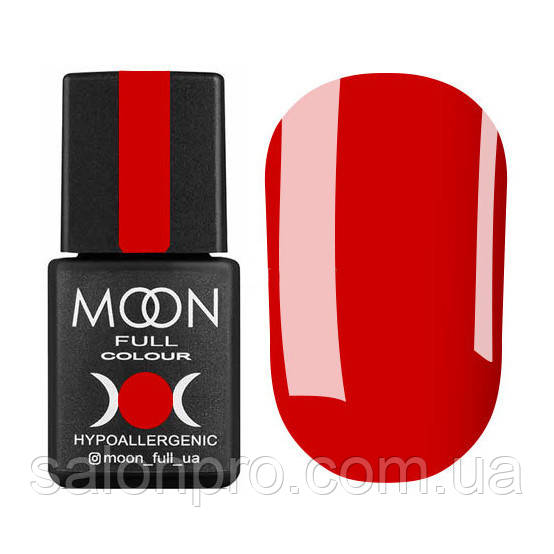 Гель-лак Moon Full Ferrari № 805 (червоний корал, емаль), 8 мл