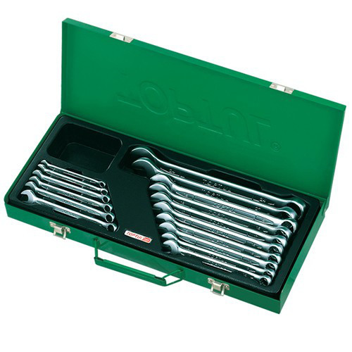 Набір ключів рожково-накидних TOPTUL 16 шт. 6-24мм (кейс) GAAD1602, фото 1