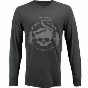 Чоловіча футболка з довгим рукавом Clothing Blackout Collection Skull Snake L