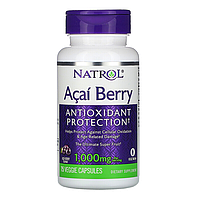 Асаи ягоды / Acai Berry, Natrol, 1000 mg 75 Veg Caps