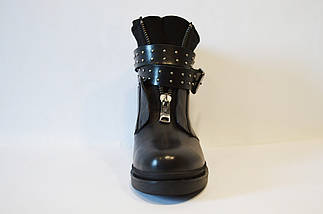 Черевики з пряжками Estomod 317 40 Чорні шкіра, фото 3