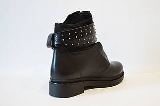 Черевики з пряжками Estomod 317 40 Чорні шкіра, фото 4