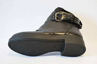 Черевики з пряжками Estomod 317 40 Чорні шкіра, фото 5