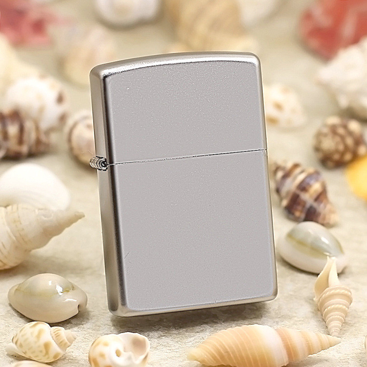 Запальничка Zippo 205 Reg Satin Chrome