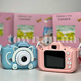 Дитячий фотоапарат в кишені Smart Kids Camera.Фотокамера для дітей,рожевий, фото 5