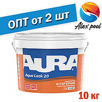 Aura Aqua Lack 20 10 л - Акриловый лак водоразбавимый интерьерный, после высыхания бесцветный