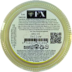 Аквагрим Diamond FX неон жовтий 30g, фото 2