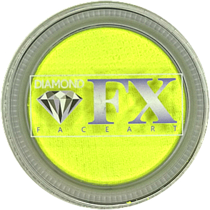 Аквагрим Diamond FX неон жовтий 30g, фото 2