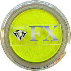 Аквагрим Diamond FX неон жовтий 30g, фото 3