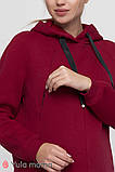 Бордова сукня худі для вагітних та годування DACOTA розмір XL, фото 3