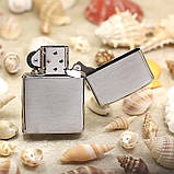 Запальничка Zippo 200 CLASSIC brushed chrome, фото 5