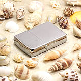 Запальничка Zippo 200 CLASSIC brushed chrome, фото 7