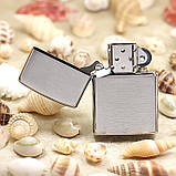 Запальничка Zippo 200 CLASSIC brushed chrome, фото 4