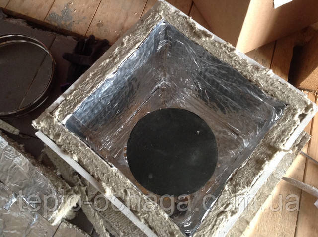 прохід стелі димоходу