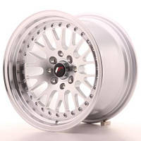 Диски Japan Racing JR10 15x9 ET10 4x100/114 Machined Sil