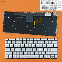 Клавиатура для HP ENVY 13-ab001ne 13-ab000nj 13-ab001nj 13-ab001nv series, RU (серая, с подсветкой, Original)