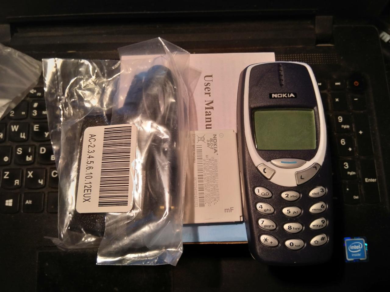 Легендарный телефон Nokia 3310 ORIGINAL ЧЕРНЫЙ Оплата при получении  (ID#1295814990), цена: 1169 ?, купить на Prom.ua