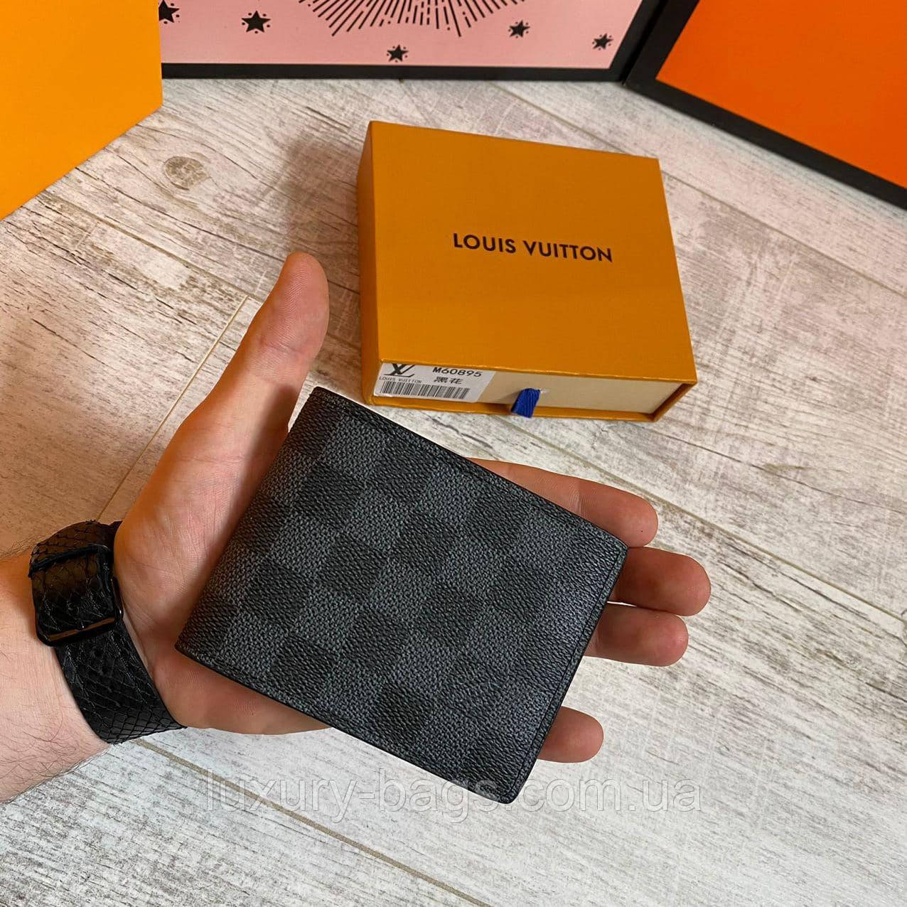 Чоловічий крутий гаманець Louis Vuitton Multiple, фото 1