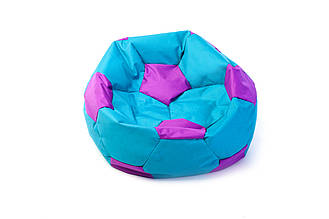 Крісло-м'яч бірюза з пурпурним від 60 х 60 до 130 х 130 см Вall