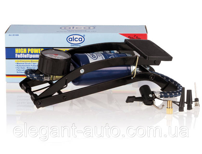 Насос ножний 1-ц. Ø 55*100мм "ALCA" 201200 Compact / дод. адаптера