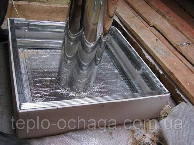 короб димоходу стеля