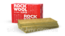 Мінеральна вата Rockwool SUPERROCK 50 мм (Роквул Суперрок)