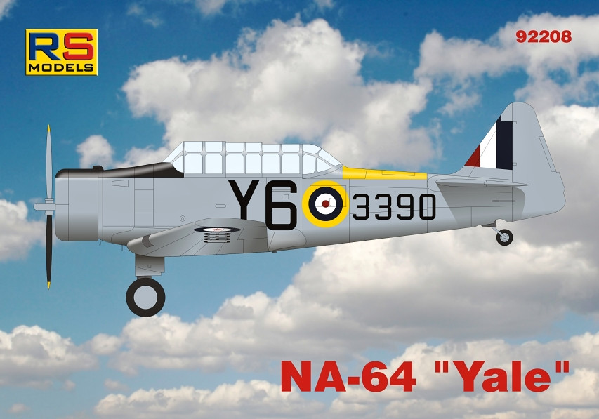 Пластикова модель 1/72 RS models 92208 Американський навчально літак North-American NA-64 'Yale', фото 1