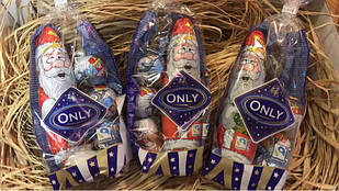 Шоколадний набір Only (іграшки на ялинку+Санта Клаус), 100 г
